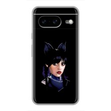 Чохли Венсдей на Google Pixel 8 Уенсдей (AlphaPrint) (серйозна Венздей)