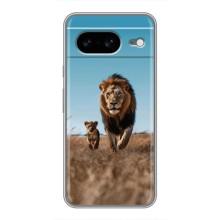 Чехол Король лев на Гугл Пиксель 8 (Мусафа и Симба)