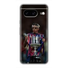 Чохол з футболістом Ламін Ямаль Google Pixel 8 – Ямал з кубком