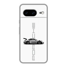 Чохол з авто Порше для Google Pixel 8 – білий порше