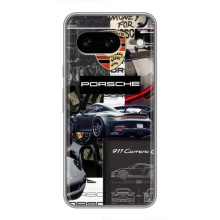 Чохол з авто Порше для Google Pixel 8 – Колаж Порше