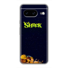 Чохол з мультфільмом Шрек на Google Pixel 8 – Шрек лого