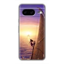 Чехол с мультфильмом Моана Google Pixel 8 (Моана в море)