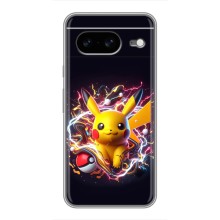 Чохол з Пікачу на Google Pixel 8 (Пікачу з м'ячем)