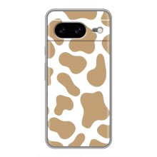 Чохол з принтом корови на Google Pixel 8 Ґуґл Піксель 8 (Бежевий принт)
