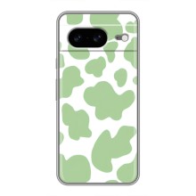 Чохол з принтом корови на Google Pixel 8 Ґуґл Піксель 8 (Зелений принт)