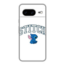 Чехол с принтом Стич на Google Pixel 8 (Стич лого)