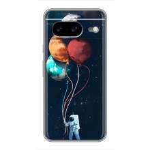 Космічні Чохли для Google Pixel 8 Ґуґл Піксель 8 (VPrint) (Планети кульки)