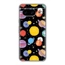 Космічні Чохли для Google Pixel 8 Ґуґл Піксель 8 (VPrint) (Намальовані планети)