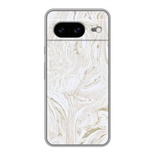 Мраморний чехол на Google Pixel 8 (VPrint) (Білий мрамор)