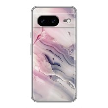 Мраморний чехол на Google Pixel 8 (VPrint) (Пурпурний Мрамор)