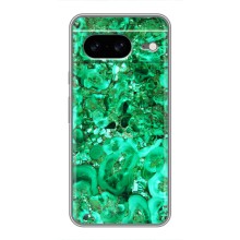 Мраморний чехол на Google Pixel 8 (VPrint) (Салатовий Мрамор)