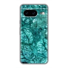 Мраморний чехол на Google Pixel 8 (VPrint) (Зелений мрамор)