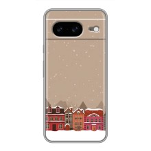 Новорічні, Святкові Чохли для Google Pixel 8 - 2024 год (Зимове місто)