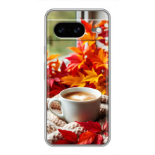 Чехол с уникальным дизайном «Осень с кофе» для Google Pixel 8