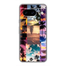 Силіконовий чохол з КАРТИНКАМИ літо для Google Pixel 8 (AlphaPrint) (Літня відпустка)