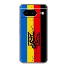 Украинские Чехлы для Google Pixel 8 с картинкой УПА (AlphaPrint) (Прапор УПА)