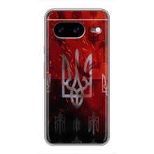 Украинские Чехлы для Google Pixel 8 с картинкой УПА (AlphaPrint) (ГЕРБ УПА)
