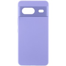 Чохол Silicone Cover Lakshmi Full Camera (AAA) для Google Pixel 8a (Бузковий)