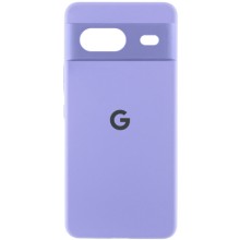 Чехол Silicone Cover Lakshmi Full Camera (AAA) with Logo для Google Pixel 8a – Сиреневый