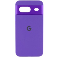 Чехол Silicone Cover Lakshmi Full Camera (AAA) with Logo для Google Pixel 8a – Фиолетовый
