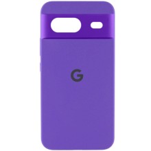 Чохол Silicone Cover Lakshmi Full Camera (AAA) with Logo для Google Pixel 8a – Фіолетовий