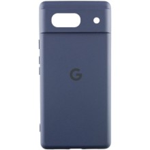 Чохол Silicone Cover Lakshmi Full Camera (AA) with logo для Google Pixel 8a – Синій