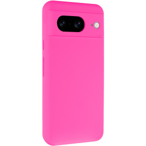 Чохол Silicone Cover Lakshmi Full Camera (AAA) для Google Pixel 8a – Рожевий