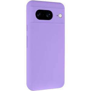 Чохол Silicone Cover Lakshmi Full Camera (AAA) для Google Pixel 8a – Бузковий