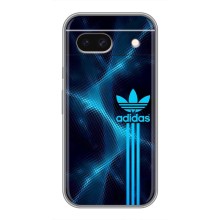 Чехлы Адидас для Google Pixel 8A (AlphaPrint) (Синий Адидас)
