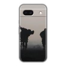 Чехлы на военную тематику для Google Pixel 8A – Бой солдат