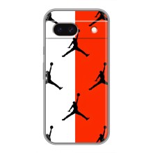 Чехлы для Google Pixel 8A - с картинкой JORDAN (AlphaPrint) (Лого Джордан)