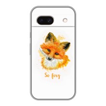 Чехлы с картинкой Лисички для Google Pixel 8A (VPrint) (Девочка Лиса)