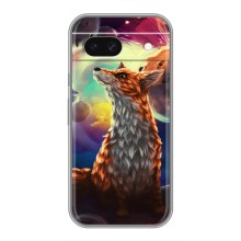 Чехлы с картинкой Лисички для Google Pixel 8A (VPrint) (Лисица в космосе)