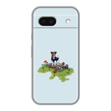 Чехлы с картинкой собаки Патрон для Google Pixel 8A (AlphaPrint) (Сапер Пес)