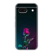 Чехлы с принтом Розочки для Google Pixel 8A – Ночная роза