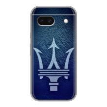 Чехлы с тематикой "Крутые машины" на Google Pixel 8A – Лого Maserati