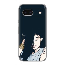 Чехол с печатью для Google Pixel 8A - (Мода) (AlphaPrint) (Красивая девочка)