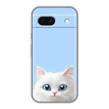 Чехол на тематику: Коты для Google Pixel 8A – Белый кот