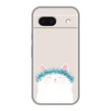 Чехол на тематику: Коты для Google Pixel 8A – Белый котик