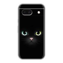 Чехол на тематику: Коты для Google Pixel 8A – Черный Котик