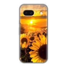 Чохол з Квітами для Google Pixel 8A (поле соняшників)