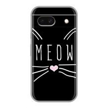 Бампер с изображением Котиков для Гугл Пиксель 8А (КОТИК MEOW)