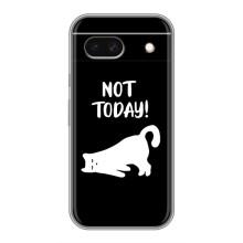 Бампер с изображением Котиков для Гугл Пиксель 8А (Not Today)