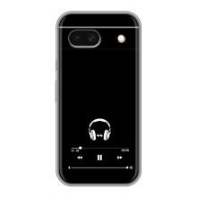 Чехол с картинками на черном фоне для Google Pixel 8A – Плеер