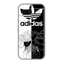 Чехол в стиле "Адидас" для Гугл Пиксель 8А – Adidas шнурки