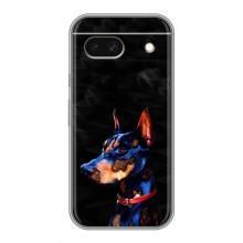 Бампер для Google Pixel 8A с картинкой "Песики" – Собака Мопс