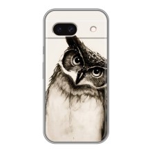 Чехол с птицами на Google Pixel 8A (VPrint) (Сова)