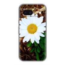 Чехол с ромашками на Google Pixel 8A – Белая ромашка