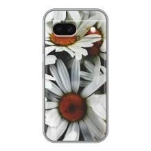 Чехол с ромашками на Google Pixel 8A – Цветы Ромашки